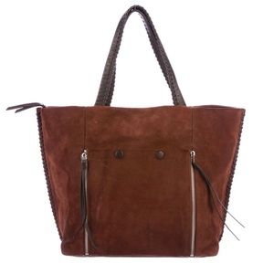 ALLSAINTS
Fleur De Lis East/West Suede Tote